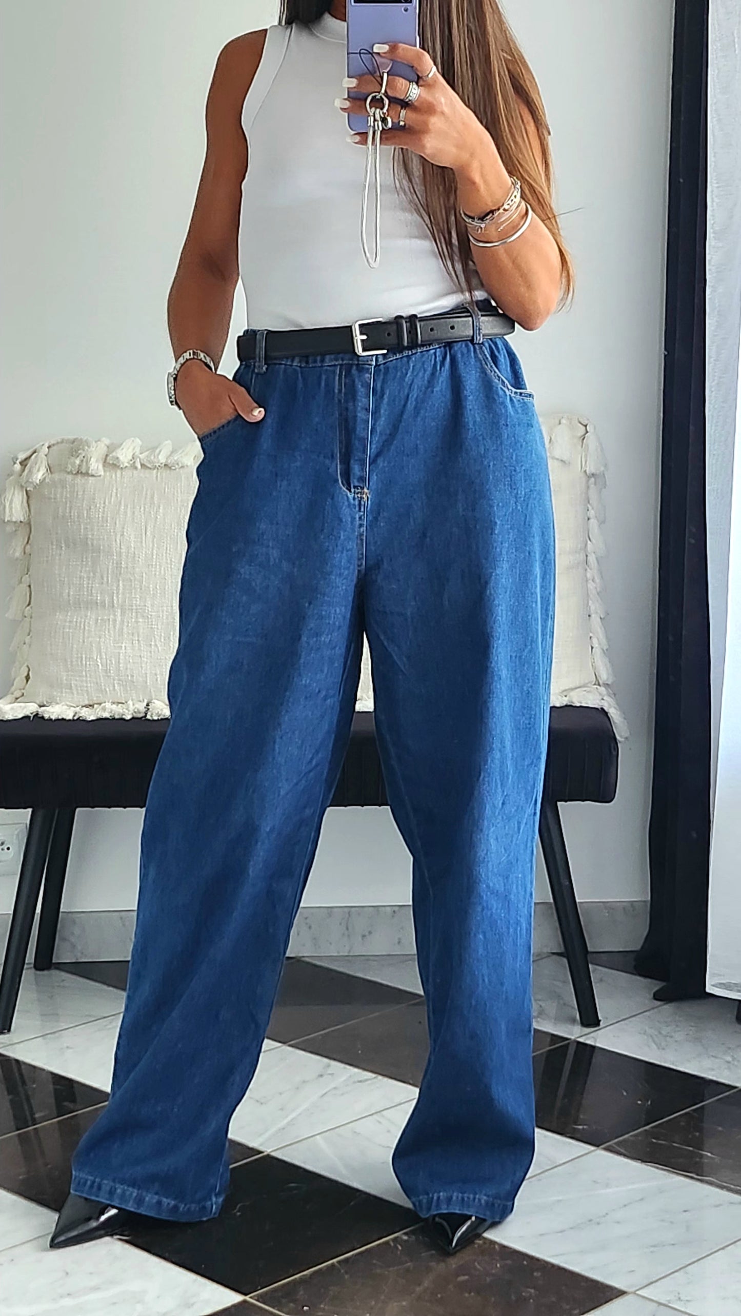 Ensemble Jean Victoria Bleu foncé