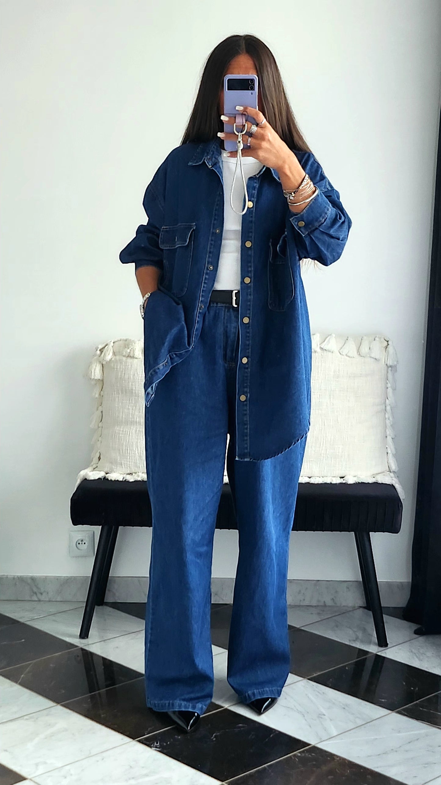 Ensemble Jean Victoria Bleu foncé