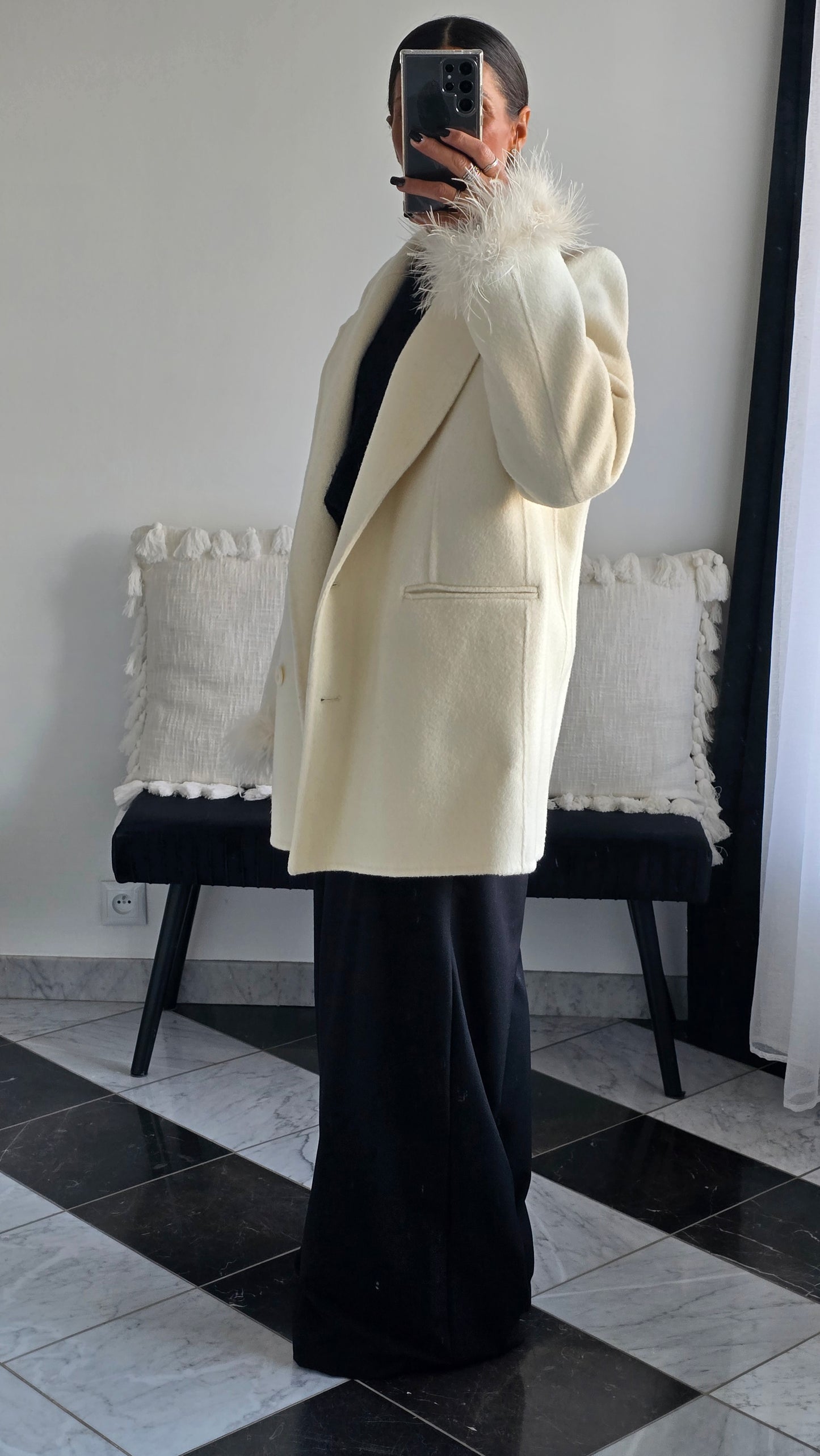 Veste Alice Crème 100% Laine ⭐️PRENIUM⭐️