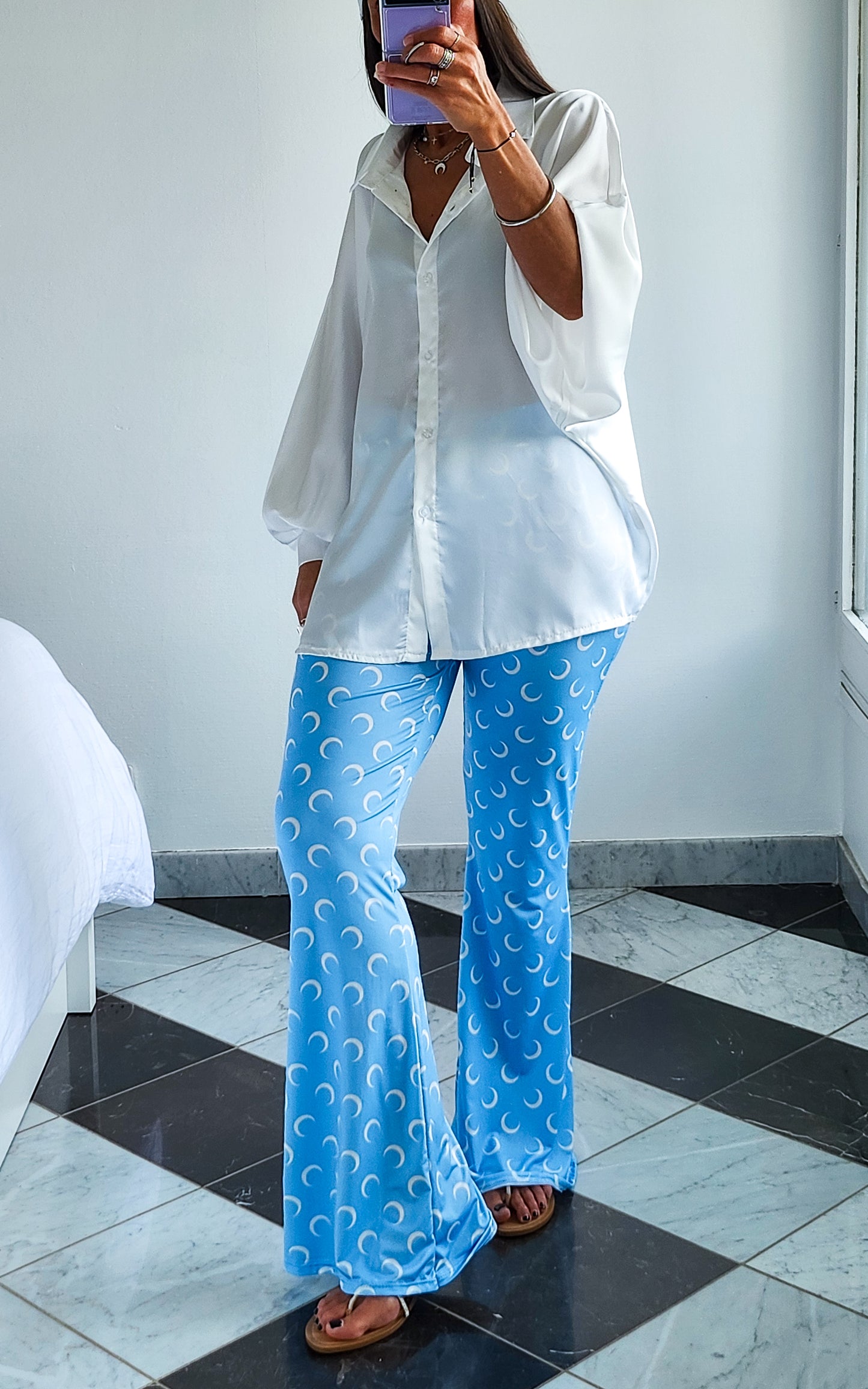 Pantalon Nina Bleu ciel