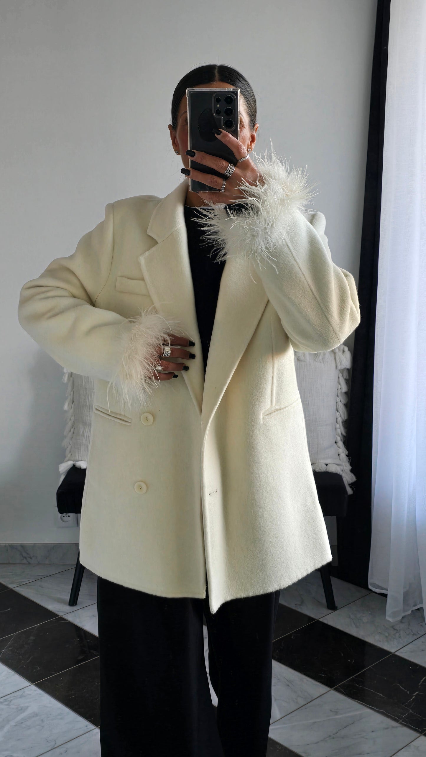Veste Alice Crème 100% Laine ⭐️PRENIUM⭐️