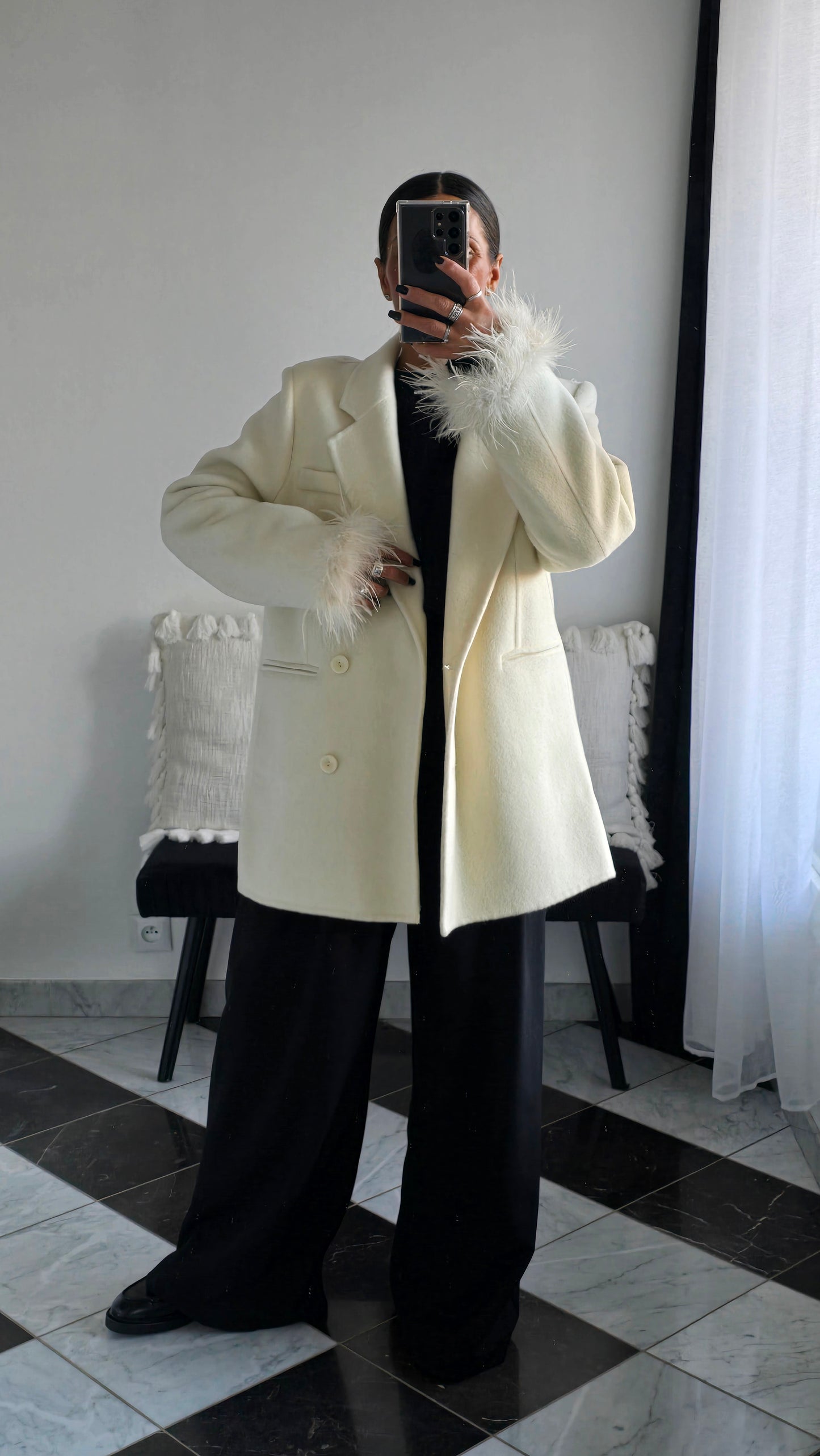 Veste Alice Crème 100% Laine ⭐️PRENIUM⭐️