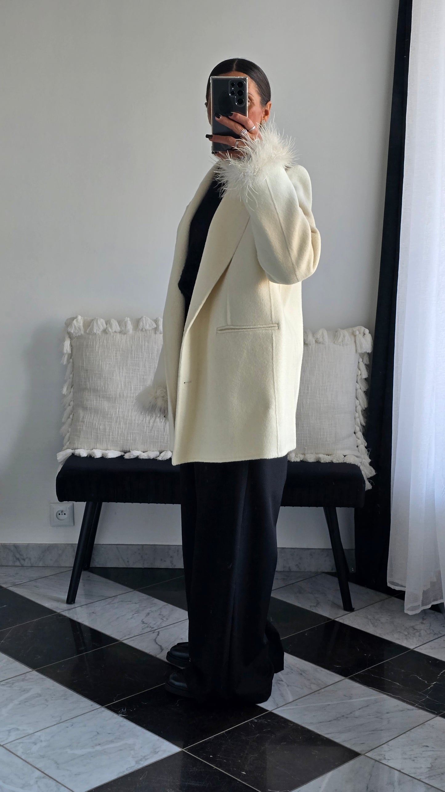 Veste Alice Crème 100% Laine ⭐️PRENIUM⭐️