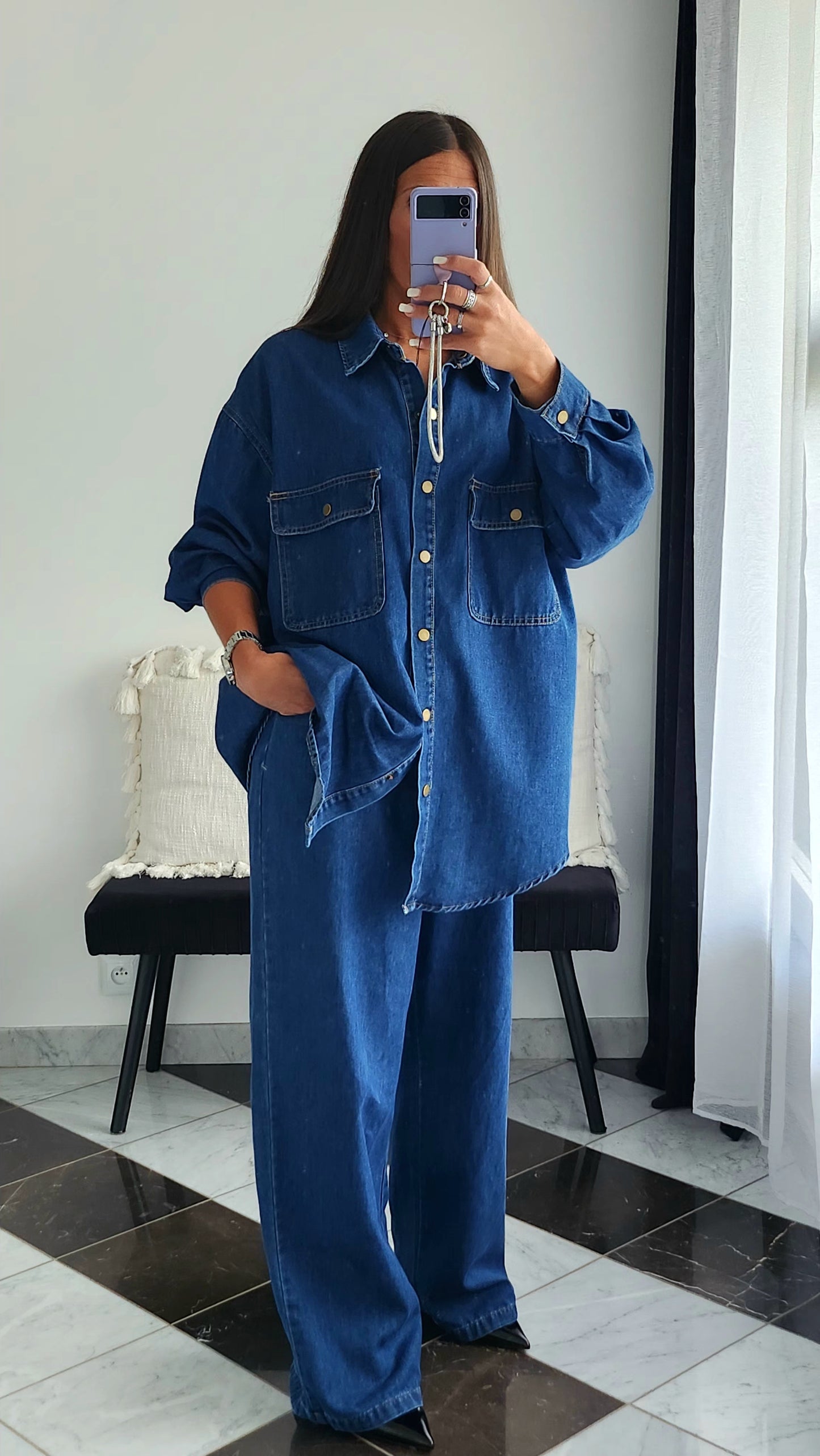 Ensemble Jean Victoria Bleu foncé