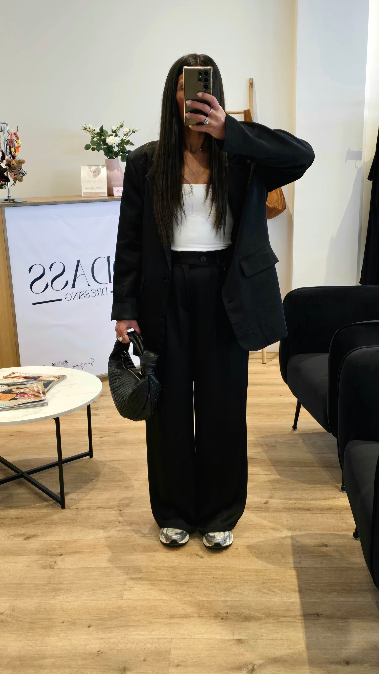 Veste Cintrée Élégante Noir – Structure & Féminité Assumées ⭐️ PRENIUM ⭐️