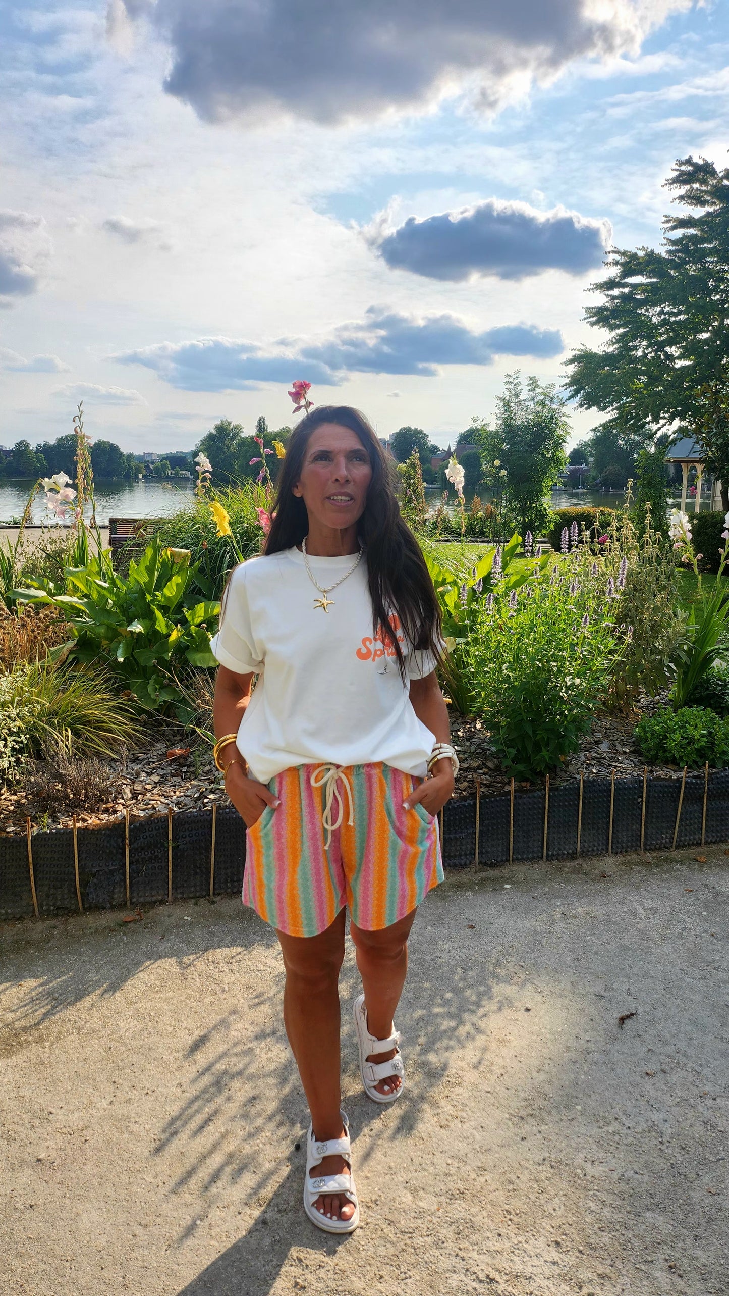 T-Shirt Aperol Spritz Blanc Cassé