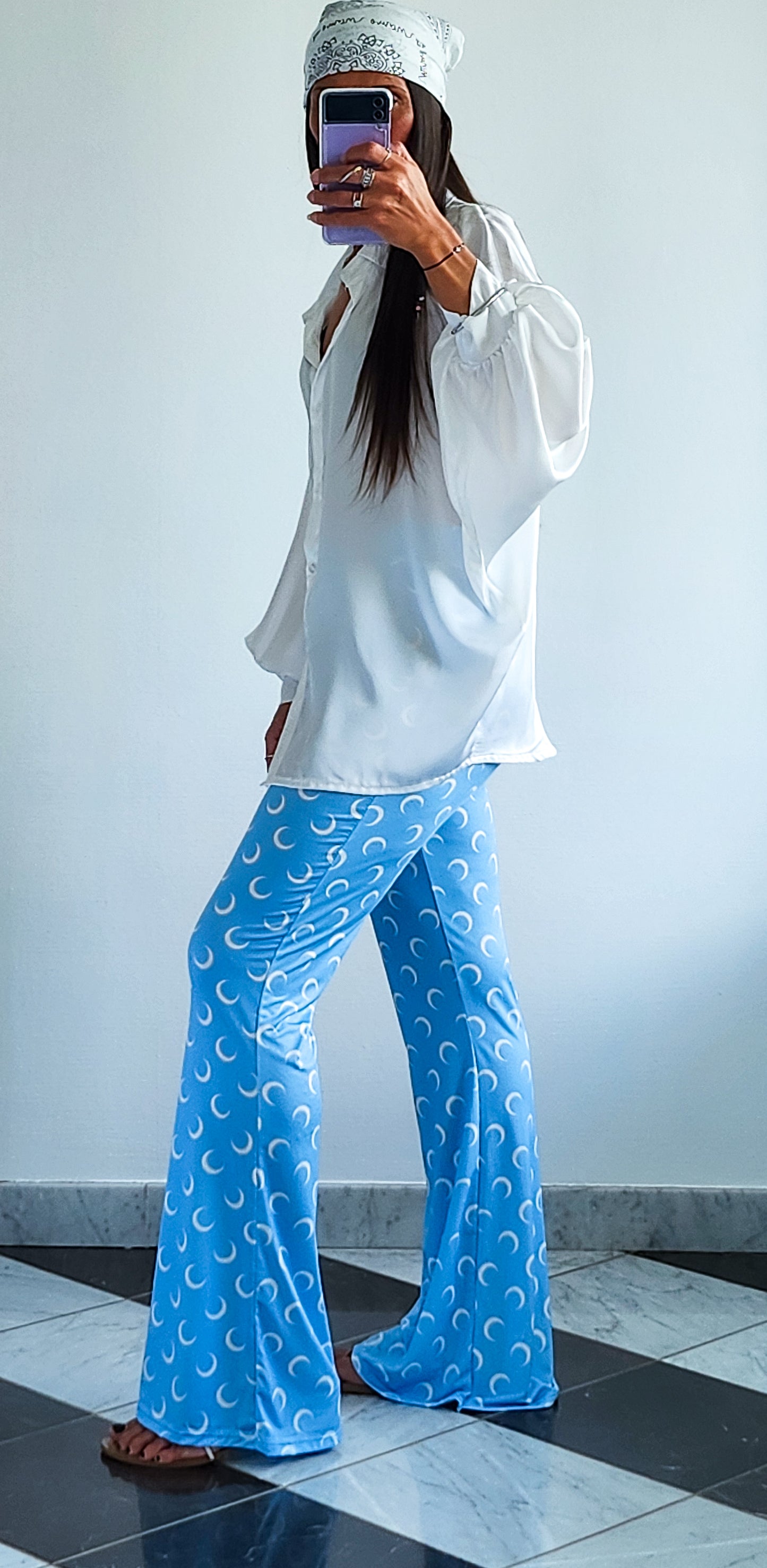 Pantalon Nina Bleu ciel