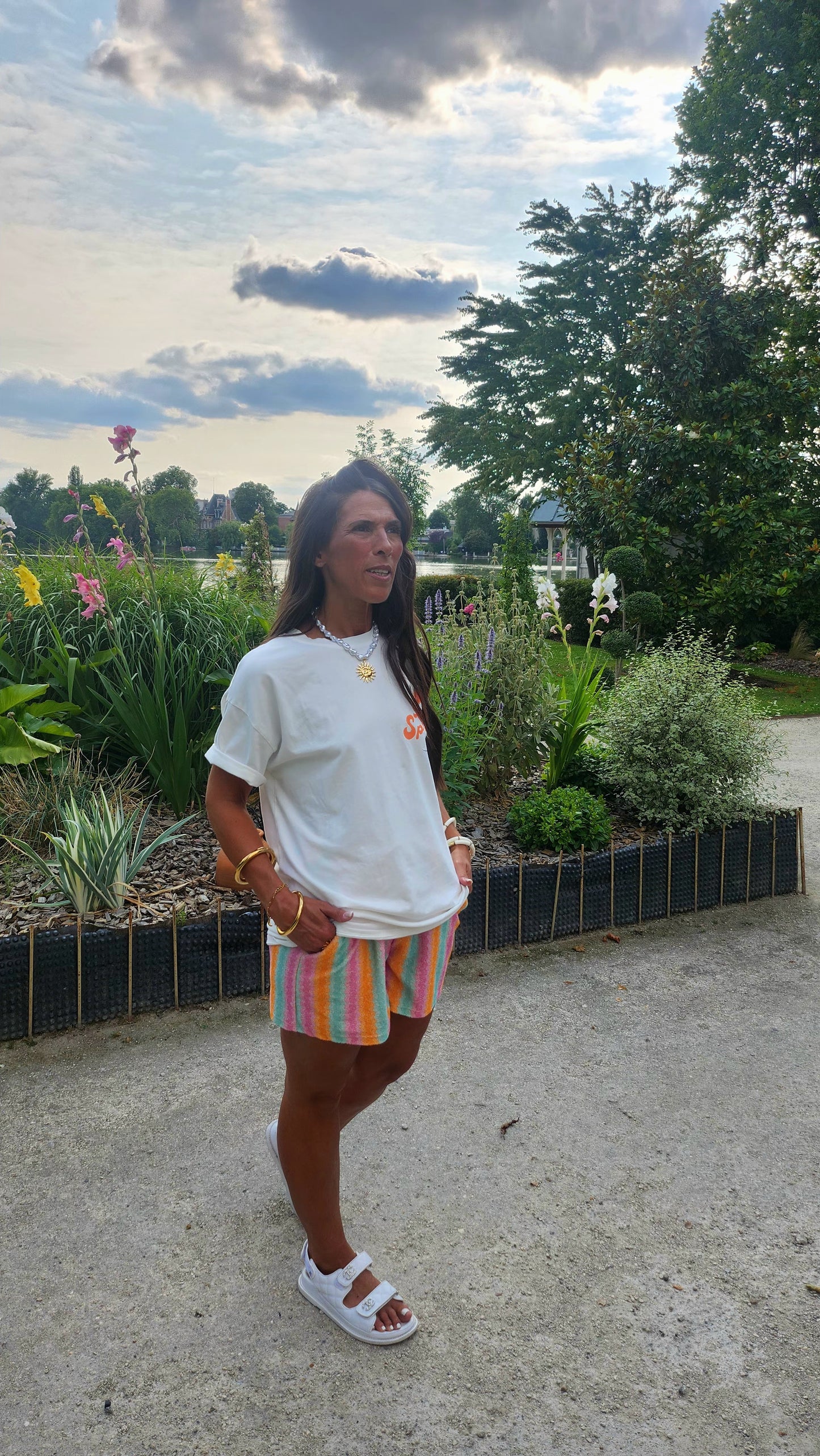 T-Shirt Aperol Spritz Blanc Cassé