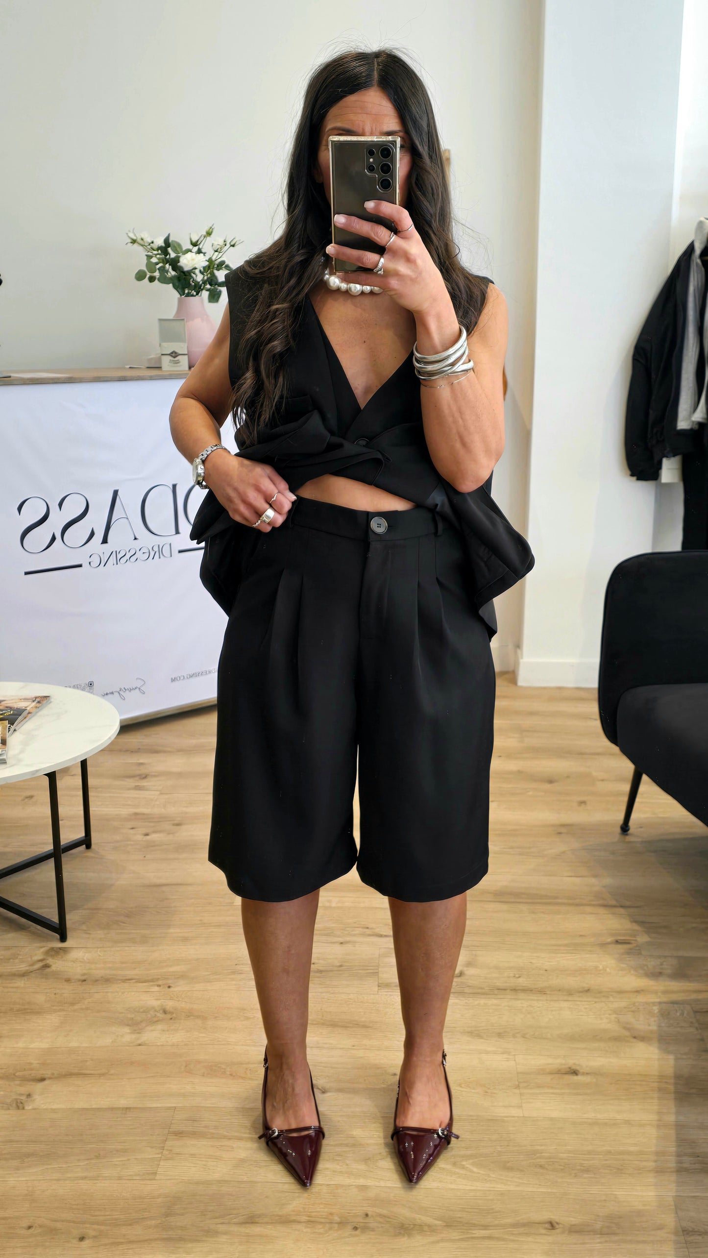 Bermuda Tailleur – Élégance Casual & Chic