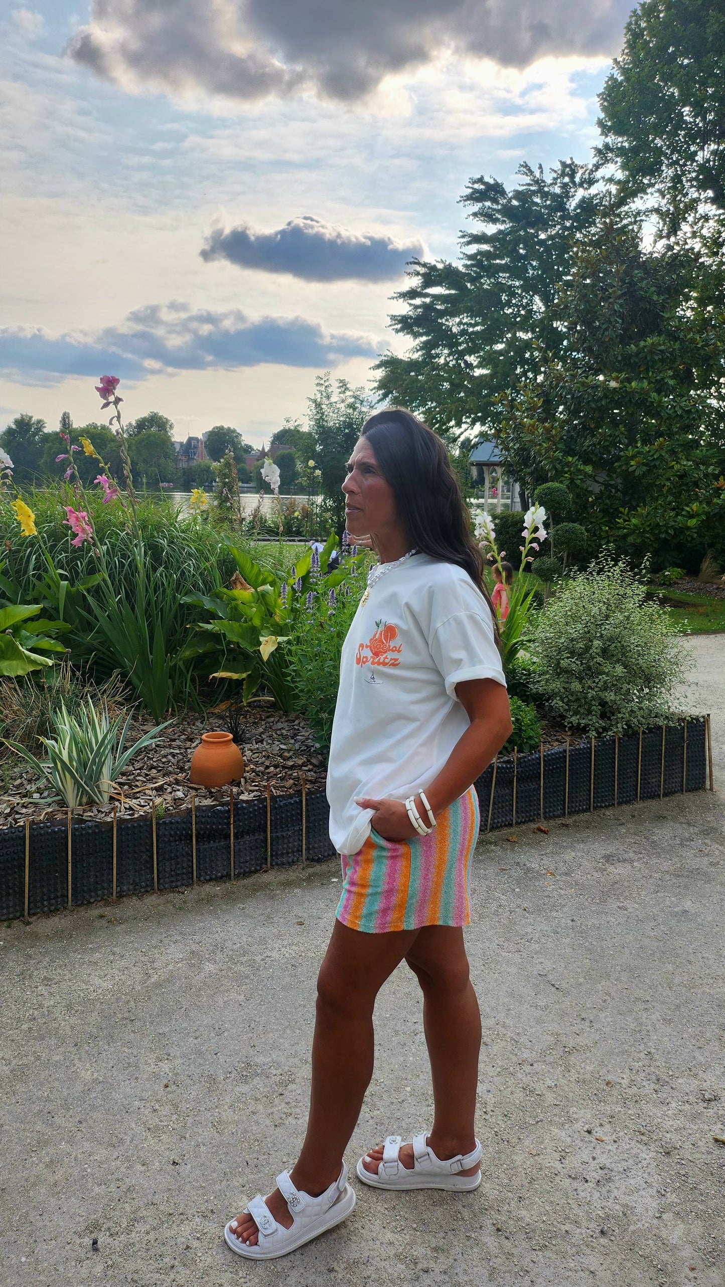 T-Shirt Aperol Spritz Blanc Cassé