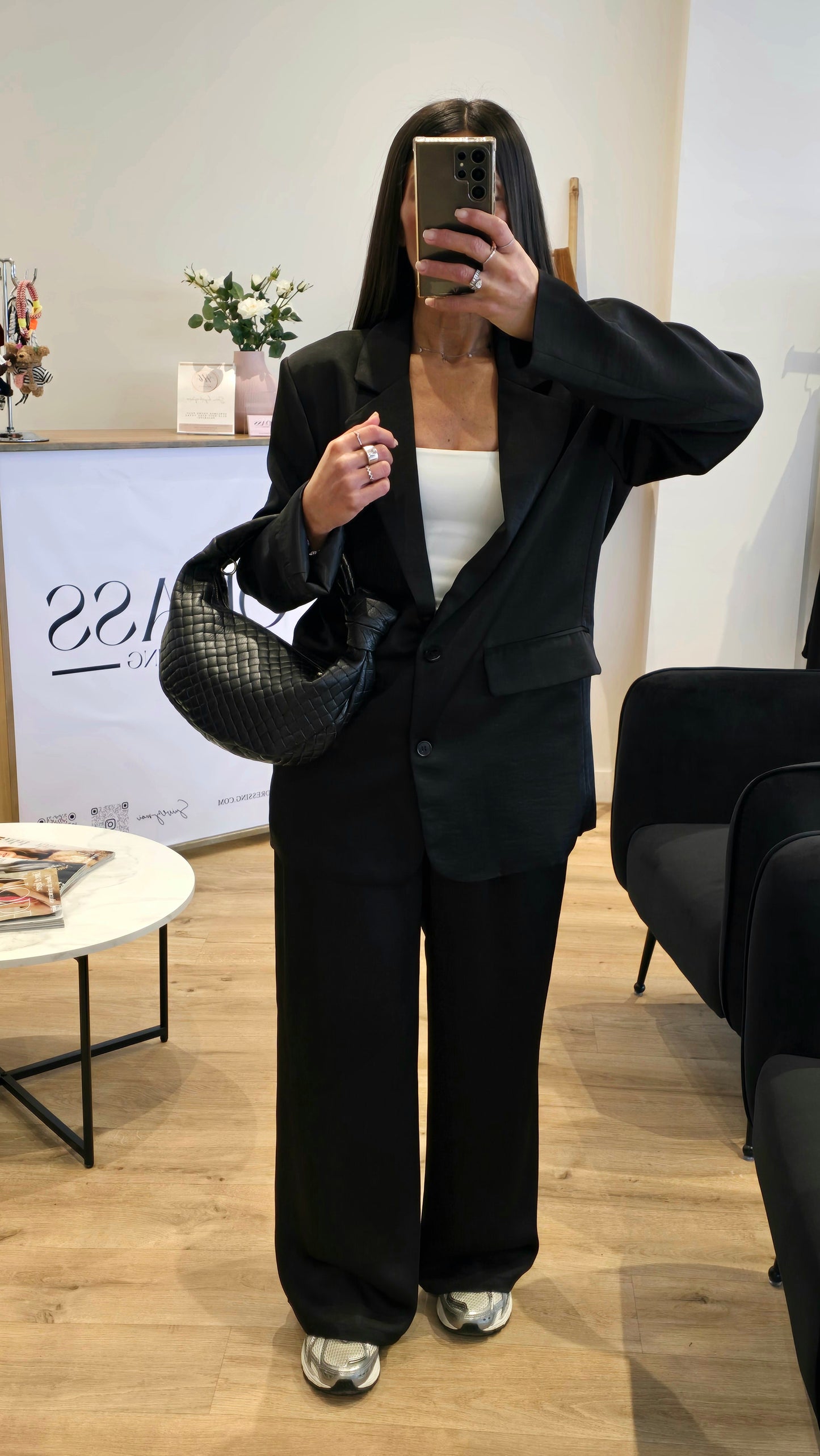 Veste Cintrée Élégante Noir – Structure & Féminité Assumées ⭐️ PRENIUM ⭐️