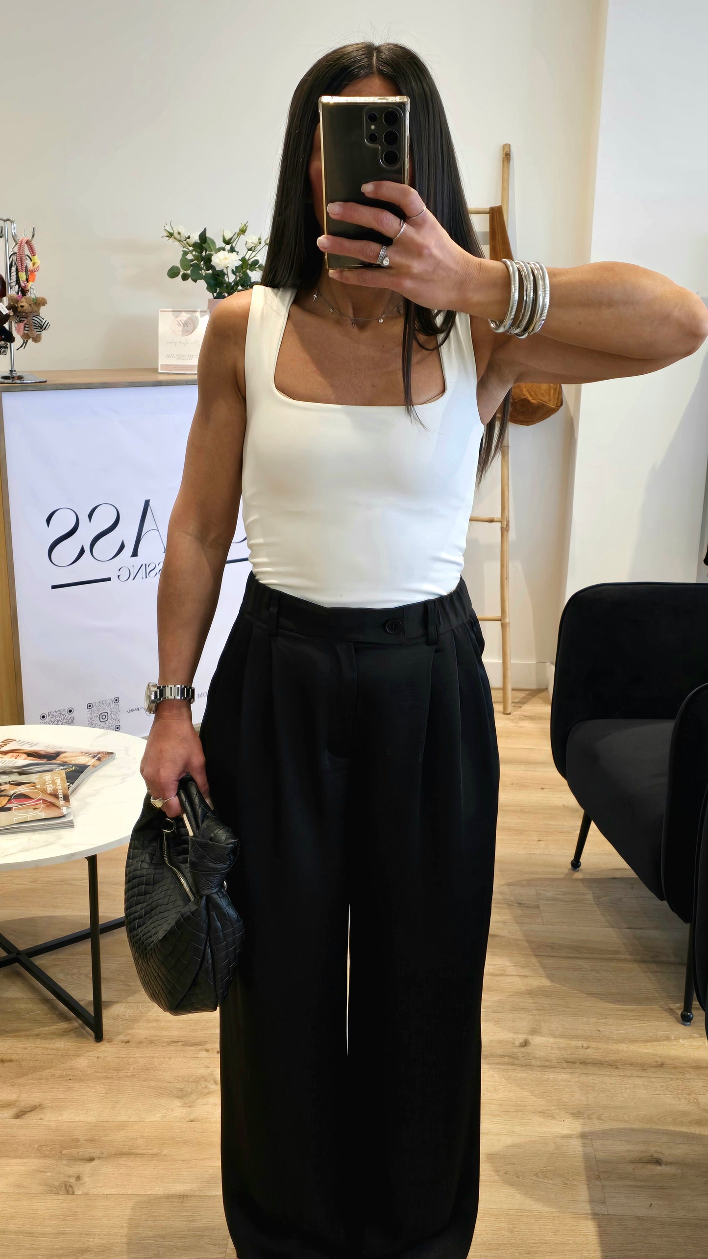 Pantalon Large Noir – L’Élégance Confortable ⭐️ PRENIUM ⭐️