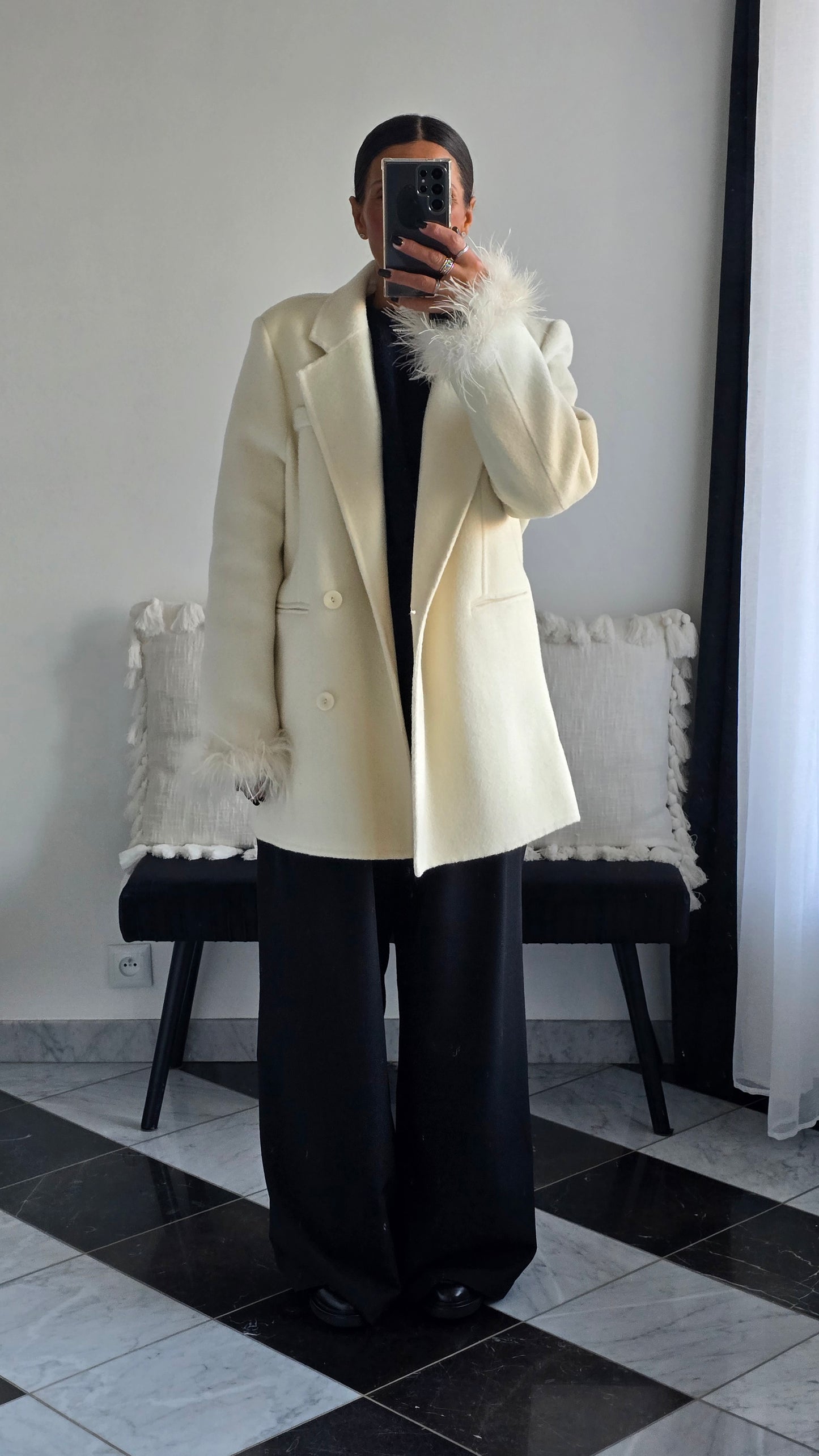 Veste Alice Crème 100% Laine ⭐️PRENIUM⭐️
