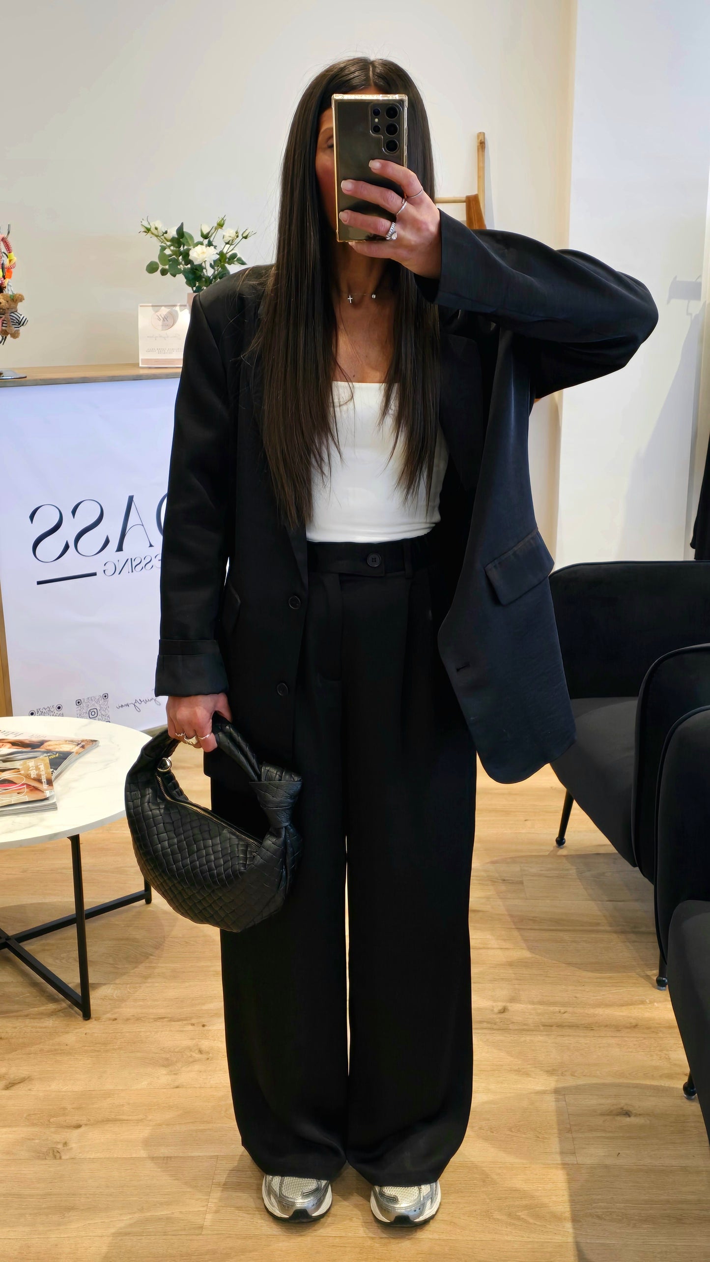 Veste Cintrée Élégante Noir – Structure & Féminité Assumées ⭐️ PRENIUM ⭐️