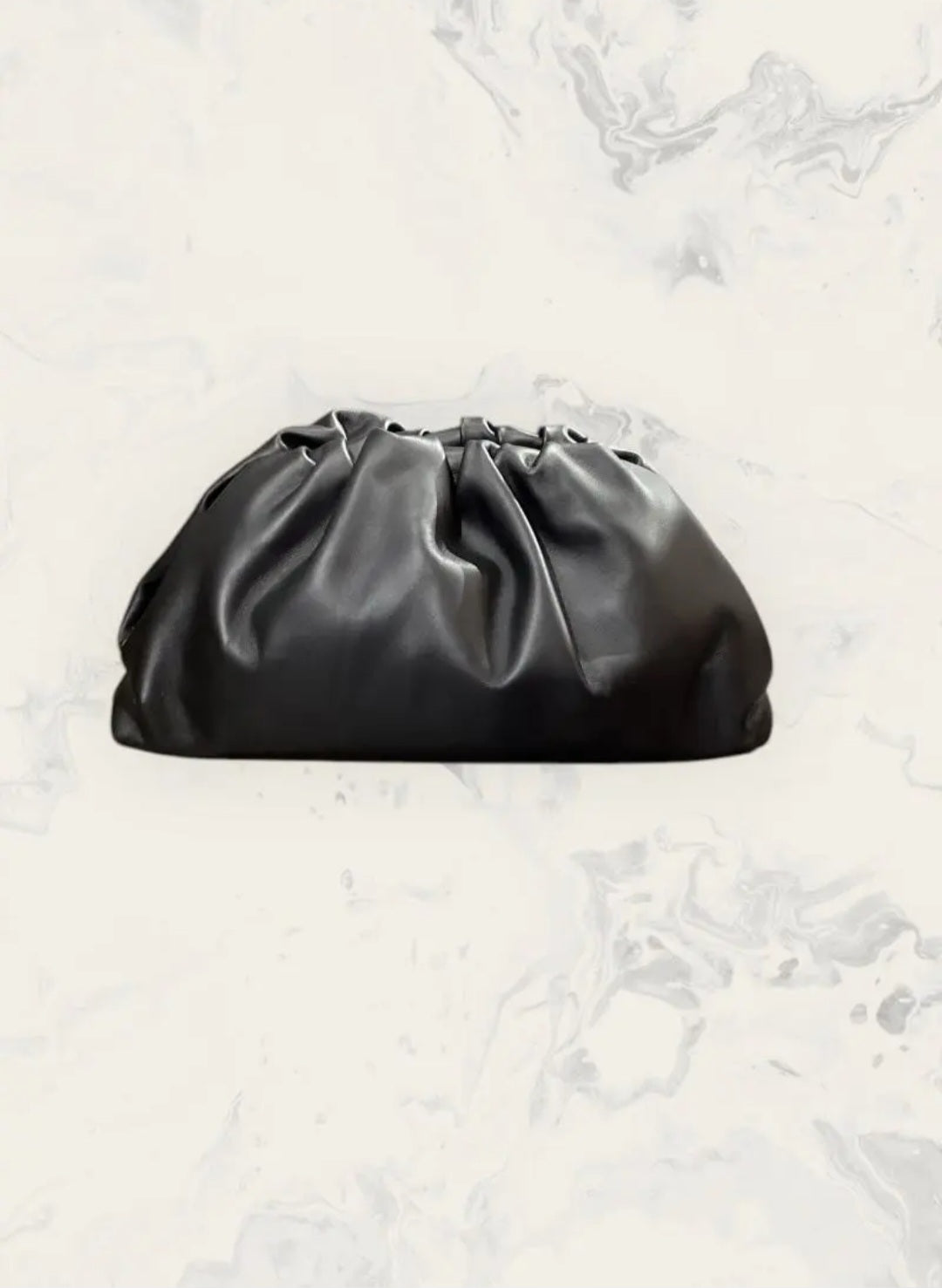Pochette en cuir de vachette – Noir