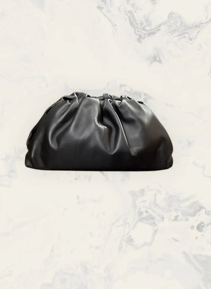 Pochette en cuir de vachette – Noir