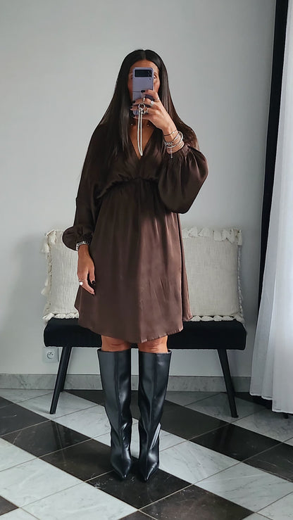 Robe Brenda Chocolat