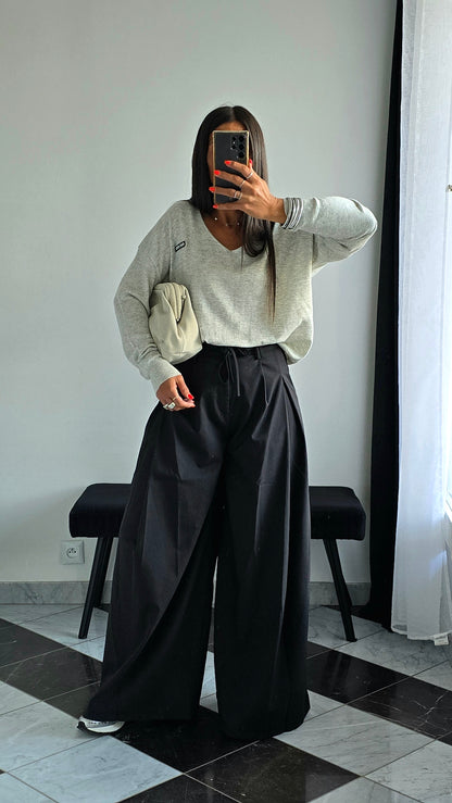 Pantalon Palazzo Noir
