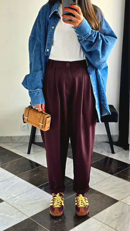 Mini Sac Coffret en Cuir Suédé Camel – Fabriqué en Italie 🇮🇹