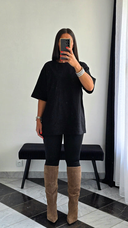 Legging Noir Taille Haute – Seconde Peau