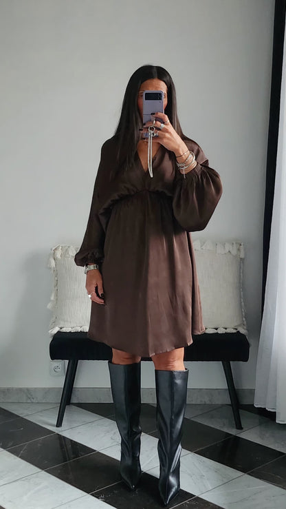 Robe Brenda Chocolat