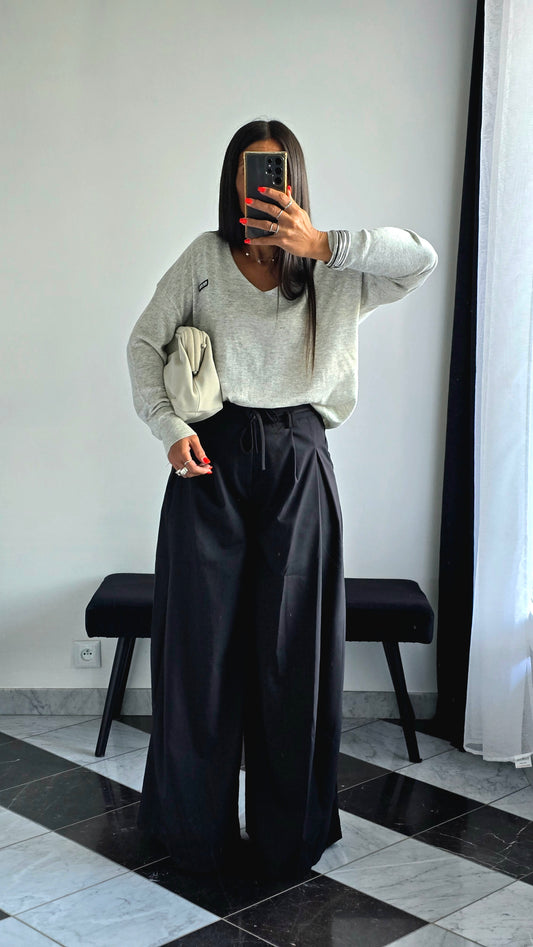 Pantalon Palazzo Noir