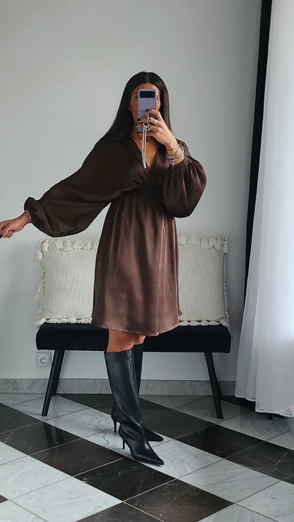 Robe Brenda Chocolat