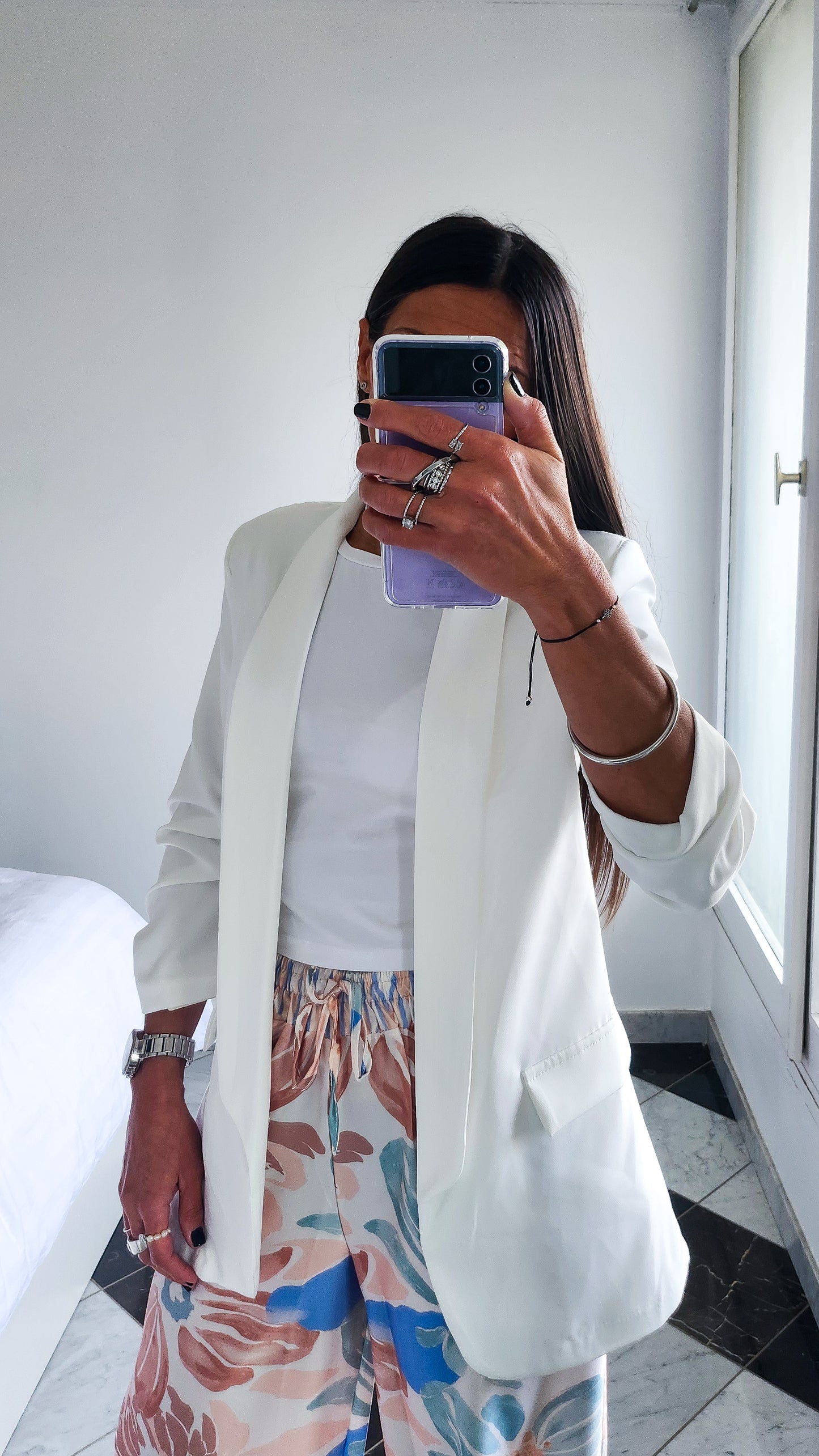 Veste Blazer Célia Blanc Cassé