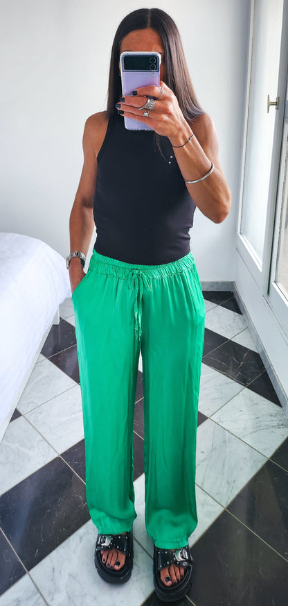 Pantalon Catia Vert