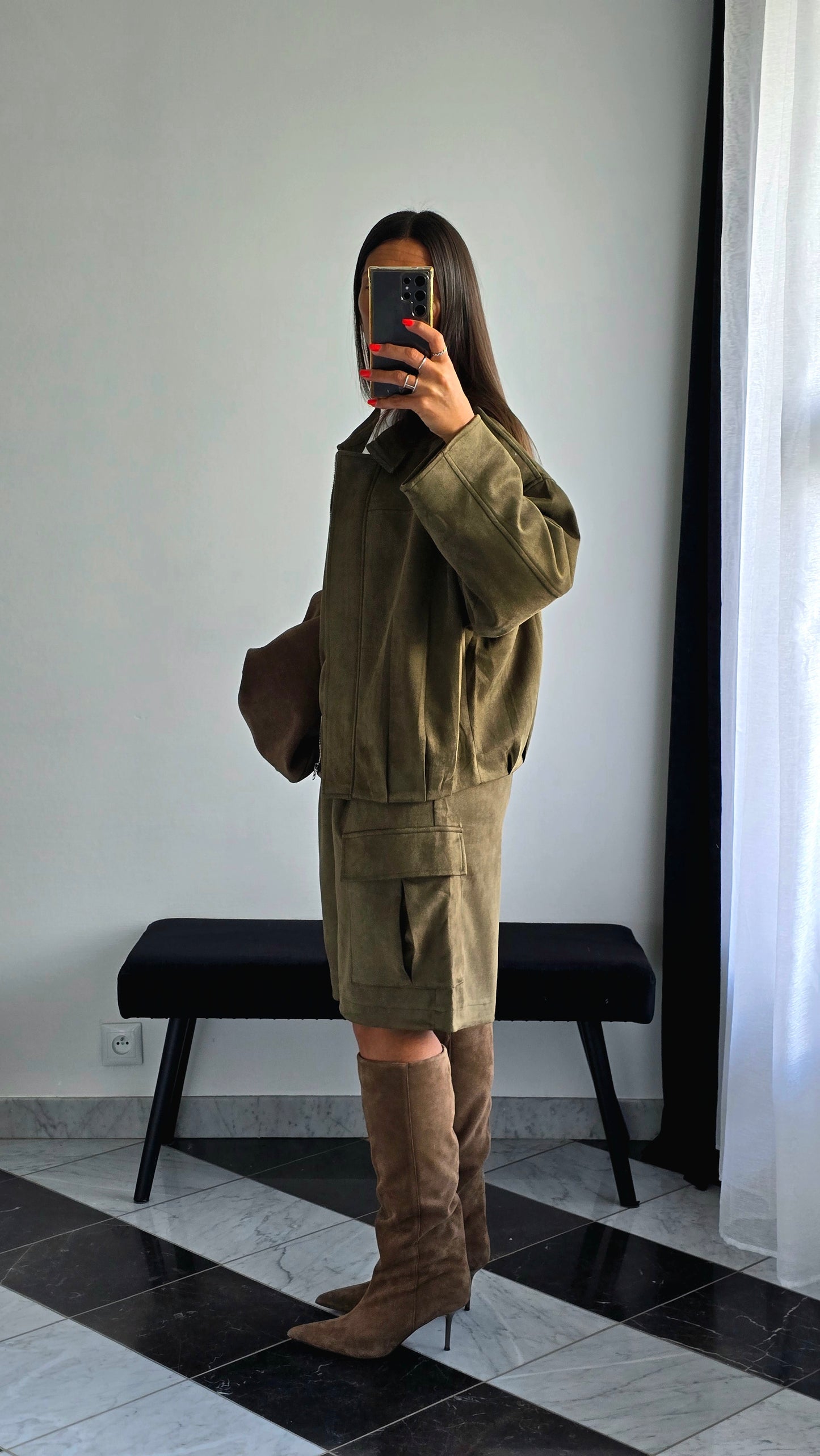 Veste Kaki – Coordonnée ou à porter séparément