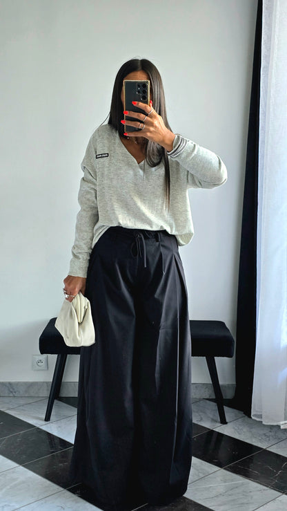 Pantalon Palazzo Noir