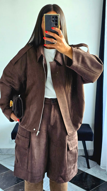 Veste Chocolat – Coordonnée ou à porter séparément