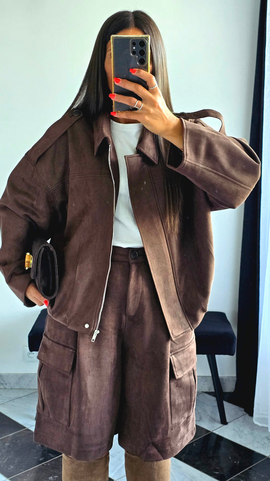 Veste Chocolat – Coordonnée ou à porter séparément