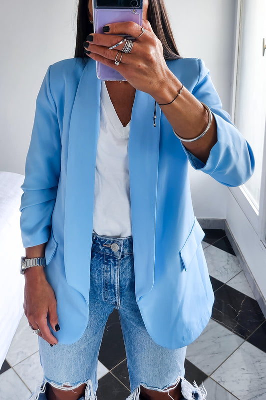 Veste Blazer Célia Bleu Ciel