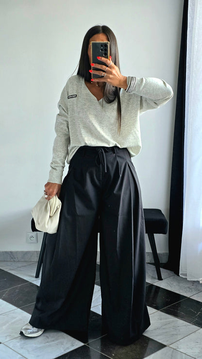 Pantalon Palazzo Noir
