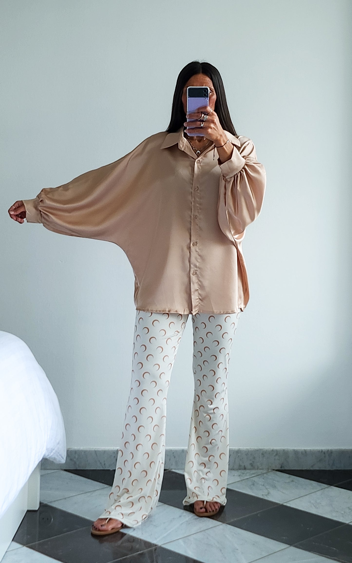 Pantalon Nina Blanc cassé