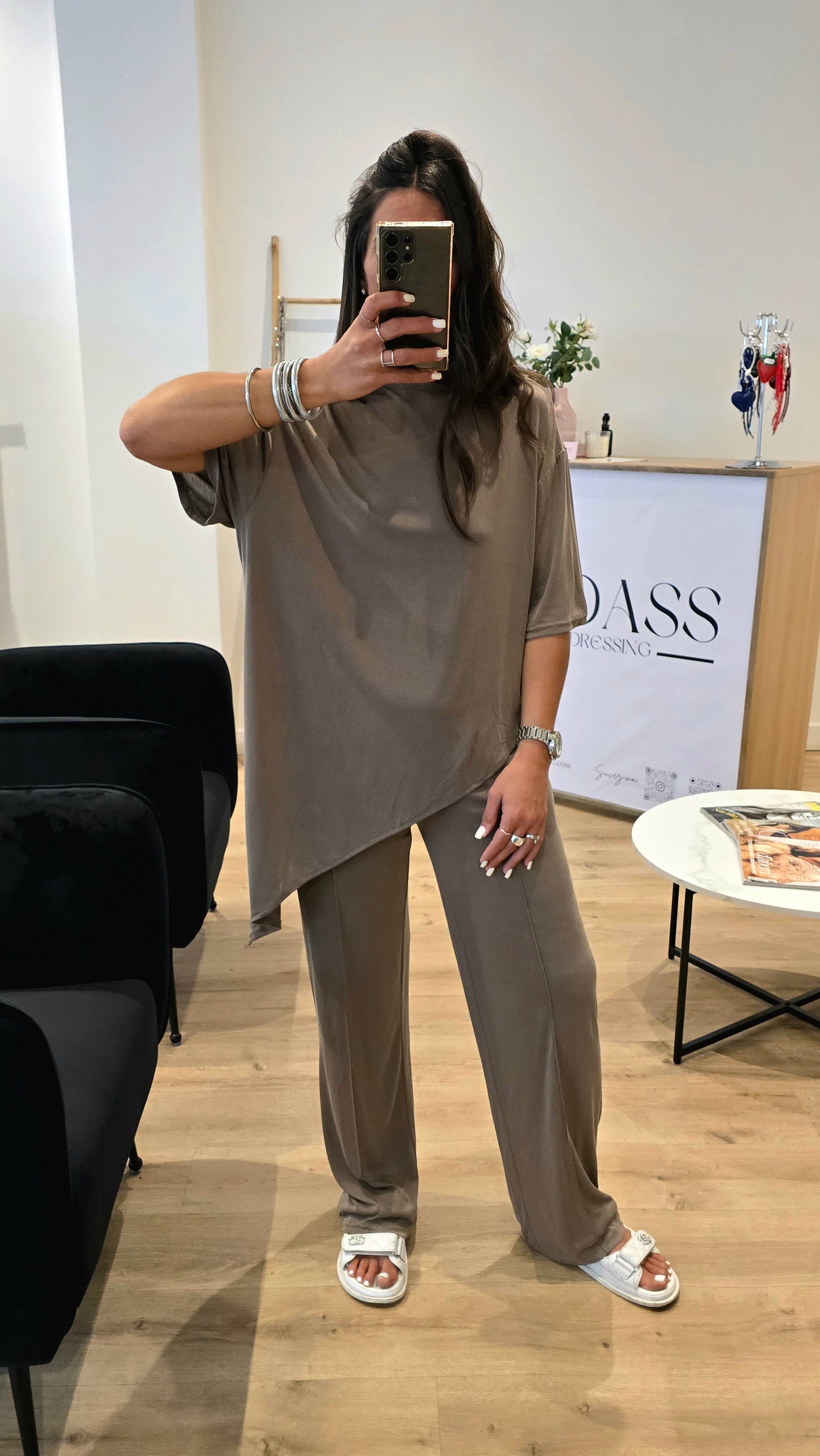 ENSEMBLE FLUIDE TAUPE – ULTRA CONFORT & STYLE MINIMAL